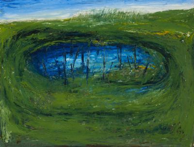 BOGLAND POOL by Sean McSweeney sold for €5,000 at deVeres Auctions