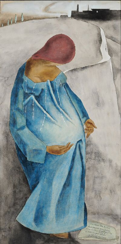 THE VIRGIN OF ST. JOHN OF THE CROSS by Patrick Pye sold for €1,600 at deVeres Auctions