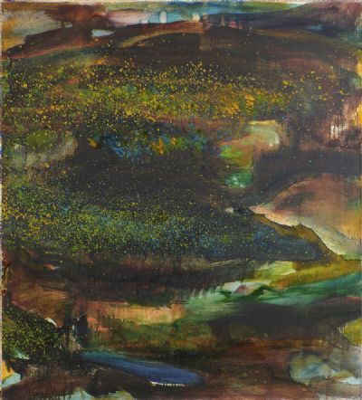 LOUGH ARROW ALGAE, 1995 by Barrie Cooke sold for €8,000 at deVeres Auctions