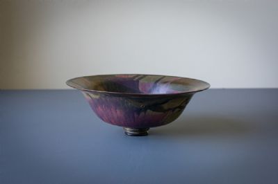 BOWL WITH SERATED FOOT, 1976 by Sonja Landweer sold for €2,400 at deVeres Auctions