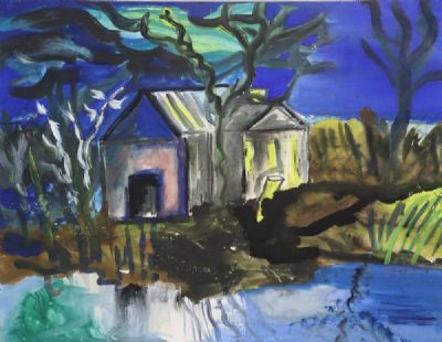 NANO REID'S RETREAT by Eamon Coleman sold for €480 at deVeres Auctions