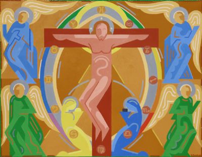 CRUCIFIXION by Robert Pouyaud sold for €800 at deVeres Auctions