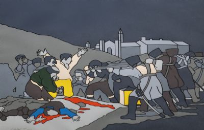 THE THIRD OF MAY AFTER GOYA by Robert Ballagh  at deVeres Auctions