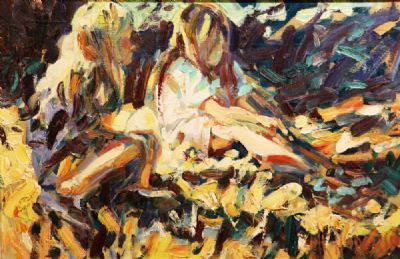 SEPT EVENING, JESS AND CIARA by Arthur Maderson sold for €3,000 at deVeres Auctions