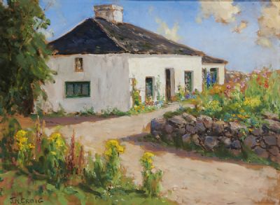 CRAIGS COTTAGE, CUSHENDAL by James Humbert Craig  at deVeres Auctions