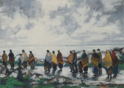 SUNDAY IN THE WEST by Markey Robinson  at deVeres Auctions