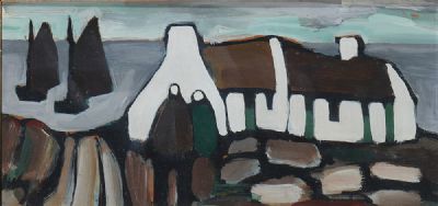 COTTAGE by THE SEA by Markey Robinson  at deVeres Auctions