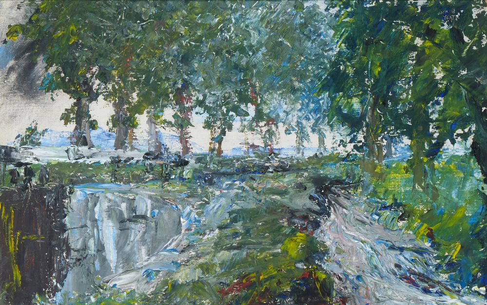 THE OVERFLOW OF THE CANAL (1942) by Jack Butler Yeats  at deVeres Auctions