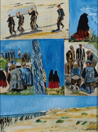 ISLAND FUNERAL by John Behan  at deVeres Auctions