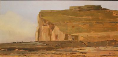 CLIFFS, DUN AENGUS by Martin Mooney sold for €550 at deVeres Auctions