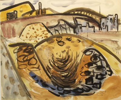 THE OCHRE MINES, AVOCA by Norah McGuinness  at deVeres Auctions