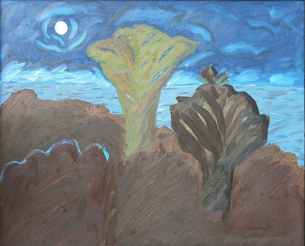 Lot 23 - TWO TREES UNDER THE MOONLIGHT by Michael Mulcahy