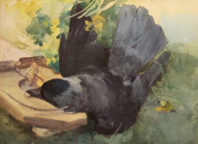 BLACKBIRD IN A TRAP by Mildred Anne Butler sold for €1,000 at deVeres Auctions