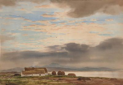 EARLY MORNING, BELMULLET by Frank Egginton  at deVeres Auctions