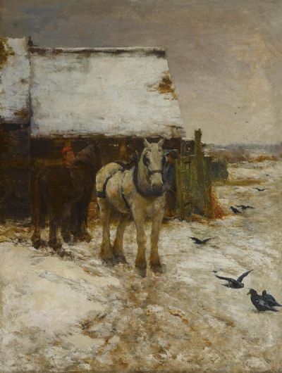 SHIRE HORSE by Claude Hayes  at deVeres Auctions