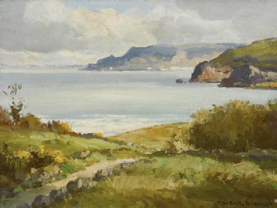 Antrim Coast at Cushendun by Maurice Canning Wilks sold for €750 at deVeres Auctions