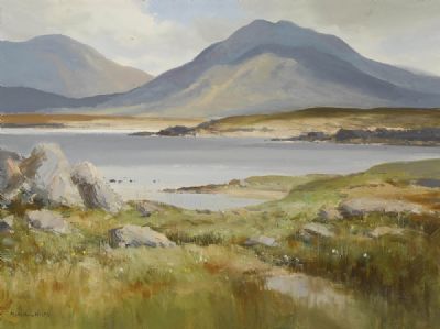 LOUGH DERRYCLARE, CO GALWAY by Maurice Canning Wilks sold for €900 at deVeres Auctions