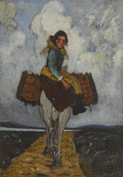 Girl by Grace Henry sold for €15,500 at deVeres Auctions