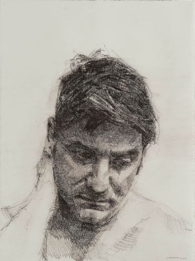Brian Kennedy by Colin Davidson sold for €2,000 at deVeres Auctions