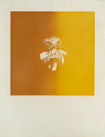 HEAD AND HANDPRINT by Louis le Brocquy sold for €1,000 at deVeres Auctions
