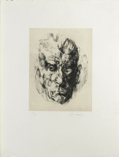 Samuel Beckett by Louis le Brocquy  at deVeres Auctions