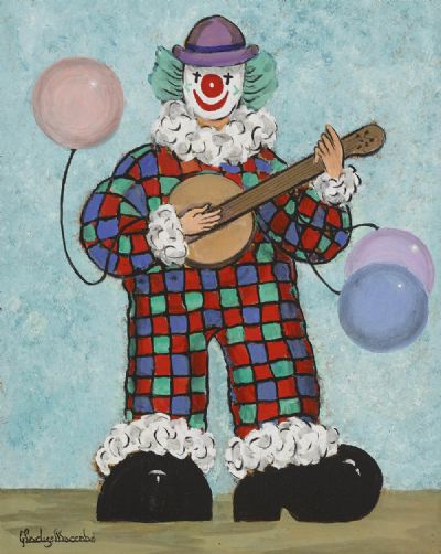 CLOWN by Gladys Maccabe sold for €1,000 at deVeres Auctions