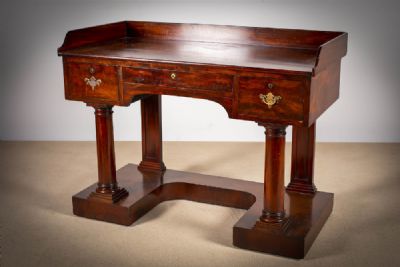 A mahogany side table, 19th Century at deVeres Auctions