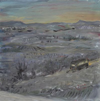 SCHOOL BUS, EVENING by Eithne Jordan  at deVeres Auctions