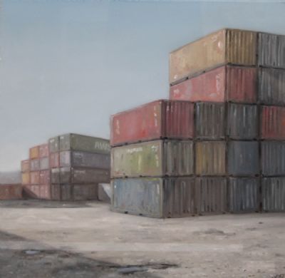 THE CONTAINER YARD by John O'Reilly  at deVeres Auctions