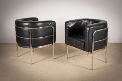 A PAIR OF TUB CHAIRS, ITALIAN at deVeres Auctions