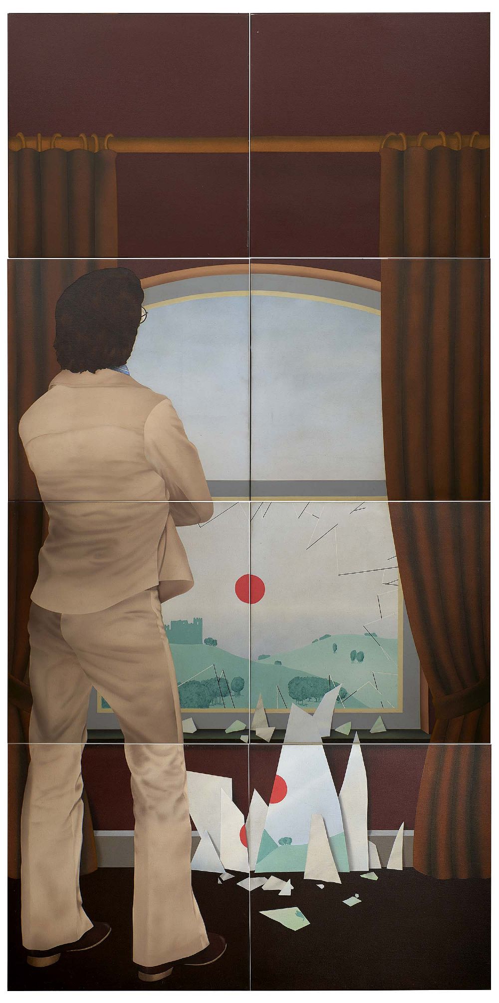 Lot 30 - HOMAGE TO MAGRITTE by Robert Ballagh
