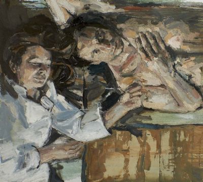 PORTRAIT OF LOVERS by Colin Davidson sold for €3,700 at deVeres Auctions