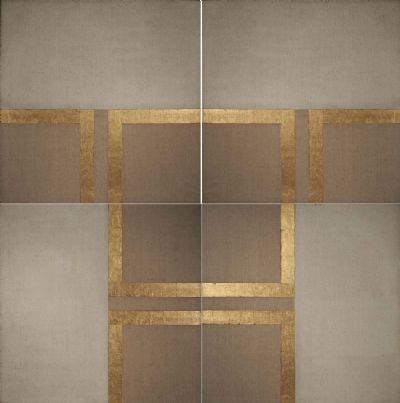 GOLD PAINTING 34, 1965 by Patrick Scott  at deVeres Auctions