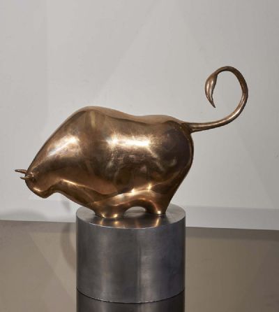 BULL by by Patrick O'Reilly  at deVeres Auctions