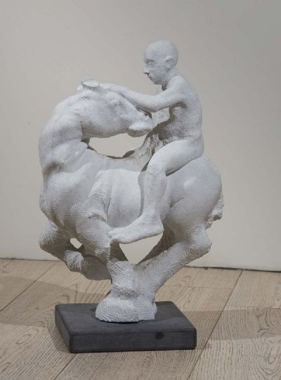 HORSE WITH RIDER by Michael Quane  at deVeres Auctions