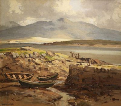 BREEZY DAY, ATLANTIC DRIVE, DONEGAL by Maurice Canning Wilks sold for €1,000 at deVeres Auctions
