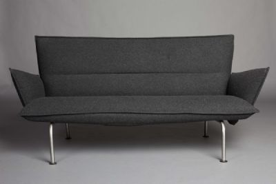 A PAIR OF DANISH EASY CHAIRS by Fritz Hansen sold for €550 at deVeres Auctions