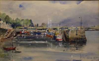 THREE WATERCOLOURS by Brid Clarke  at deVeres Auctions