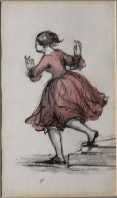 19th CENTURY FIGURES STUDY by Robert French  at deVeres Auctions