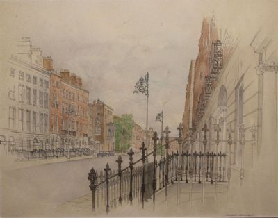 FITZWILLIAM PLACE by Kieran Doyle O'Brien sold for €80 at deVeres Auctions