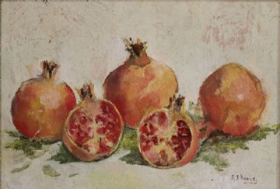 POMEGRANATES by Arthur Hance sold for €10 at deVeres Auctions
