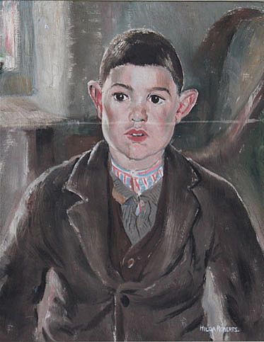 Young Pugilist by Hilda Roberts sold for €260 at deVeres Auctions