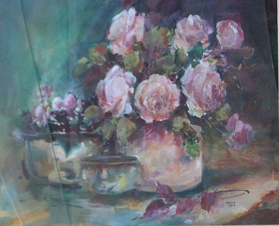 ROSES by Patricia Mann sold for €20 at deVeres Auctions
