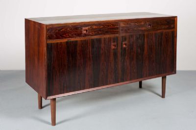 A DANISH ROSEWOOD SIDE CABINET at deVeres Auctions