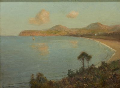 A VIEW OF KILLINEY BAY by Julius Olsson PPRA at deVeres Auctions