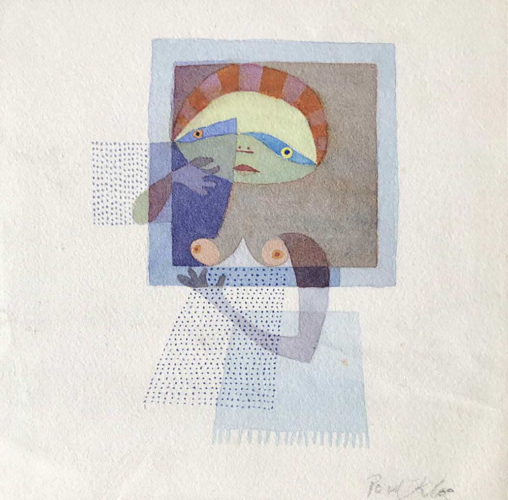 Lot 15 - HOMAGE TO PAUL KLEE by Colin Middleton