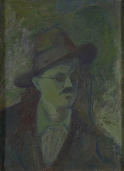 JAMES JOYCE by Anita Shelbourne sold for €700 at deVeres Auctions