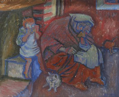 THE HEARTH LETTERMULLEN, 1950 by Alicia Boyle  at deVeres Auctions