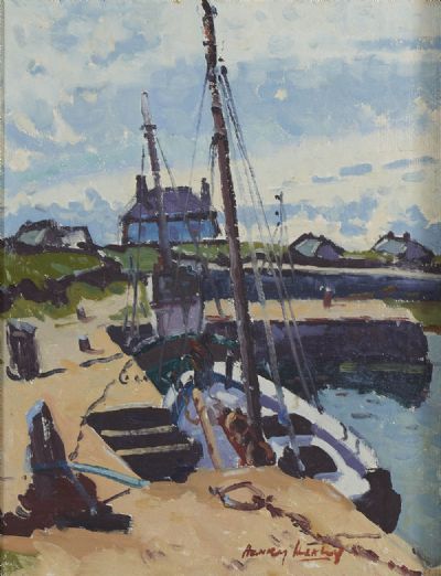 HARBOUR SCENE by Henry Healy  at deVeres Auctions