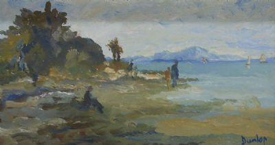 NEAR YARTMOUTH VILLAGE, ISLE OF WIGHT by Ronald Ossory Dunlop  at deVeres Auctions